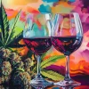 Fumar marihuana y beber vino